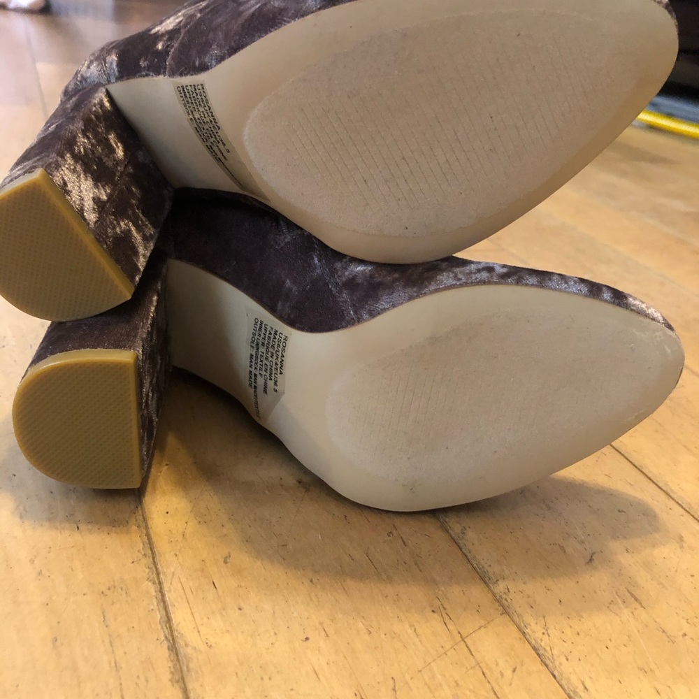 Velvet booties - Picture 6 of 8